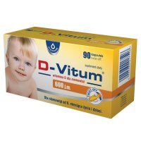 D-Vitum 600 j.m. 90 kapsułek twist-off
