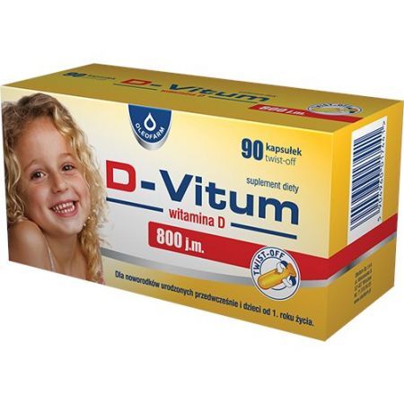 D-Vitum 800 j.m. 90 kapsułek twist off