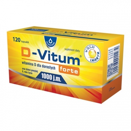 D-Vitum forte 1000 j.m. 120 kapsułek