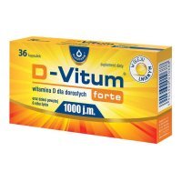 D-Vitum forte 1000 j.m. 36 kapsułek