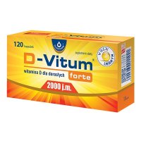 D-Vitum forte 2000 j.m. 120 kapsułek