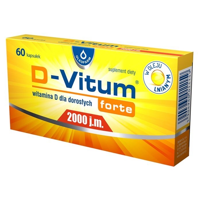 D-Vitum forte 2000 j.m. 60 kapsułek