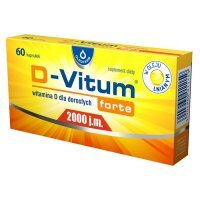 D-Vitum forte 2000 j.m. 60 kapsułek