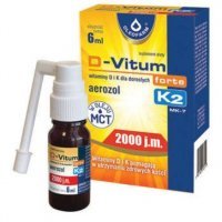 D-Vitum Forte 2000 j.m. + K2 aerozol, 6 ml