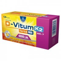 D-Vitum K2 MK-7 forte Max 4000 j.m. kapsułki, 120 szt.