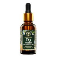 Herbal Monasterium Witamina D3 w kroplach oleju z czarnuszki, 30 ml