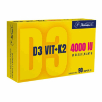 D3 Vit + K2 4000 IU kapsułki miękkie, 90 szt.