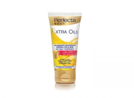 DAX PERFECTA EXTRA OILS „Silikonowe rękawiczki” KREM-OLEJEK do rąk, paznokci i skórek 80 ml