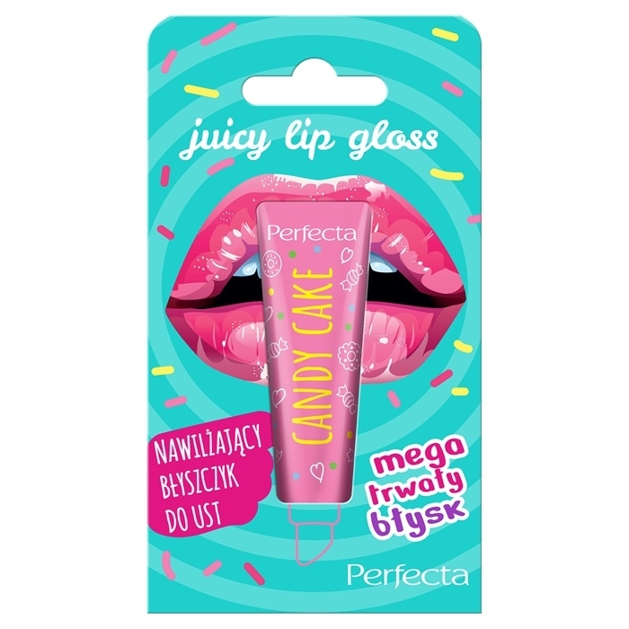 DAX PERFECTA Lip Gloss Nawilżający błyszczyk do ust Candy Cake 1 szt.
