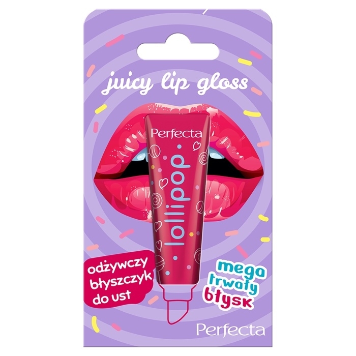 DAX PERFECTA Lip Gloss Odżywczy błyszczyk do ust Lolipop 1 szt.