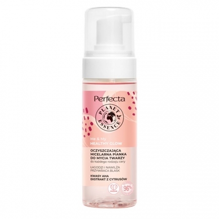 DAX PERFECTA Me&My Healthy Glow Oczyszczająca micelarna pianka do mycia twarzy 160 ml
