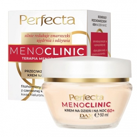 DAX PERFECTA MenoClinic Regenerujący przeciwzmarszczkowy krem na dzień i na noc 60+ 50 ml