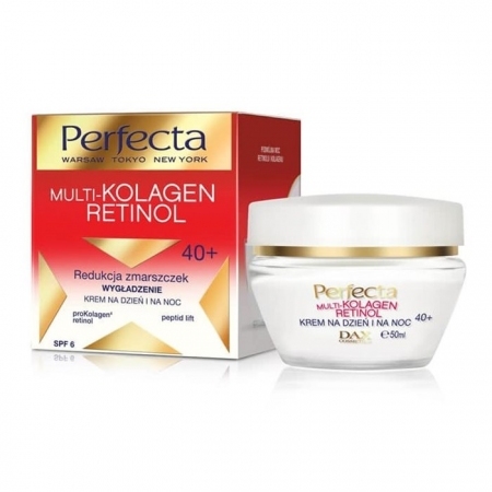 DAX PERFECTA Multi-Kolagen Retinol Krem na dzień i na noc 40+ 50 ml