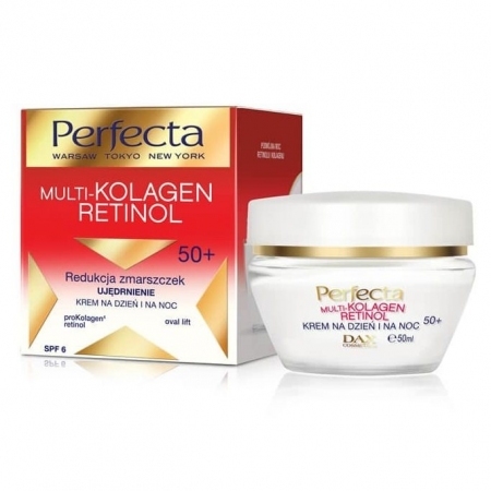 DAX PERFECTA Multi-Kolagen Retinol Krem na dzień i na noc 50+ 50 ml