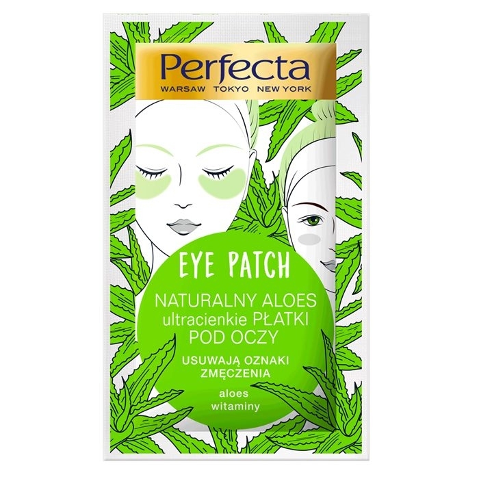 DAX PERFECTA Naturalny Aloes Ultracienkie płatki pod oczy 1 para
