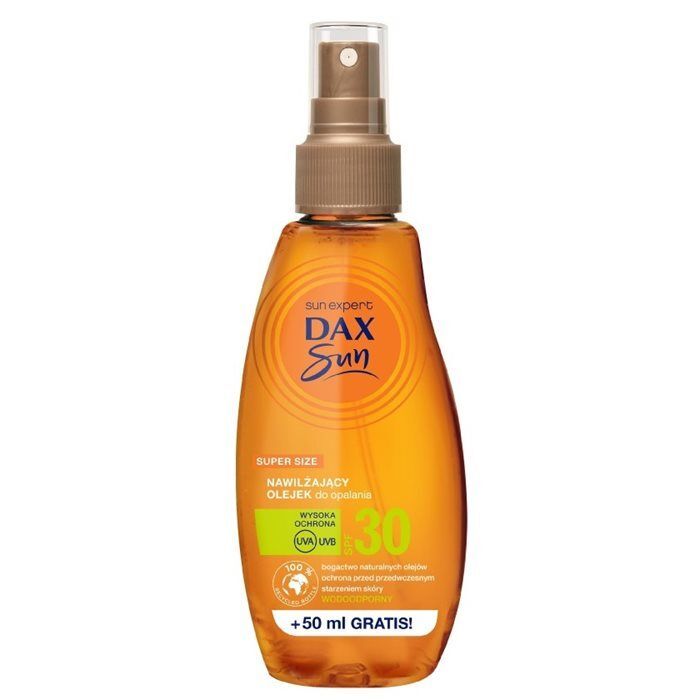 DAX SUN Nawilżający olejek do opalania SPF30 200 ml