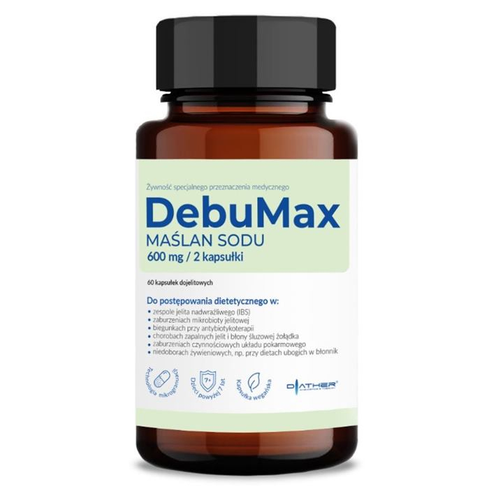 DebuMax Maślan sodu kapsułki dojelitowe, 60 szt.