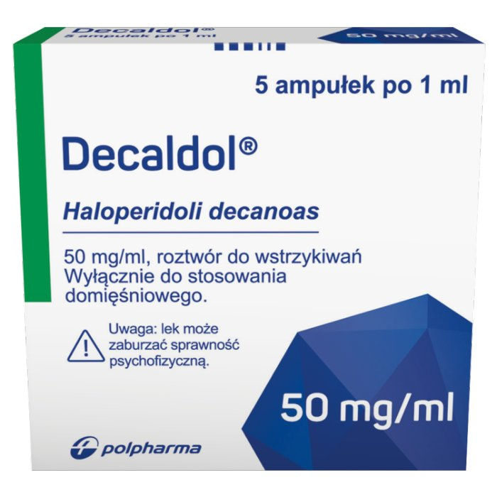Decaldol  50 mg/ml 5 ampułek po 1 ml roztwór do wstrzykiwań