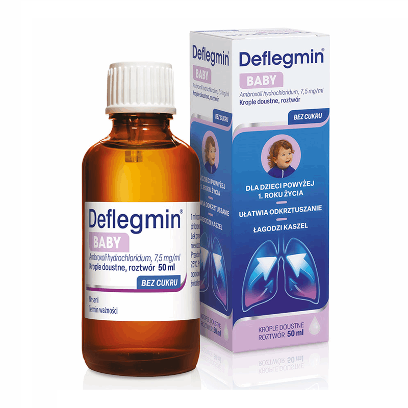 Deflegmin Baby 7,5 mg/ml krople doustne, 50 ml