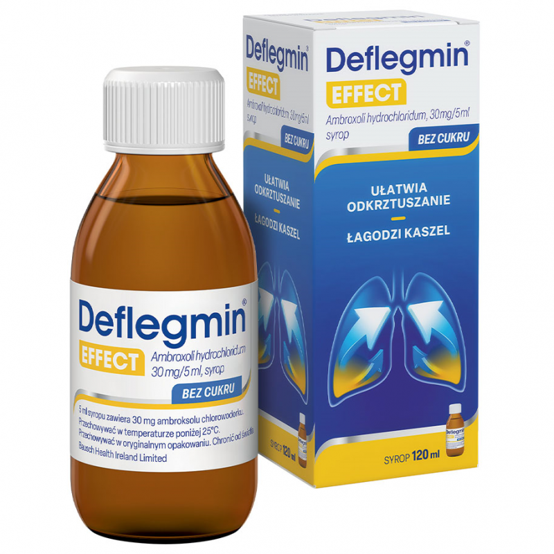 Deflegmin Effect 30 mg/5 ml syrop, 120 ml