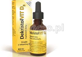 Dekristol 800 IU krople 25 ml (ok 850 kropli)
