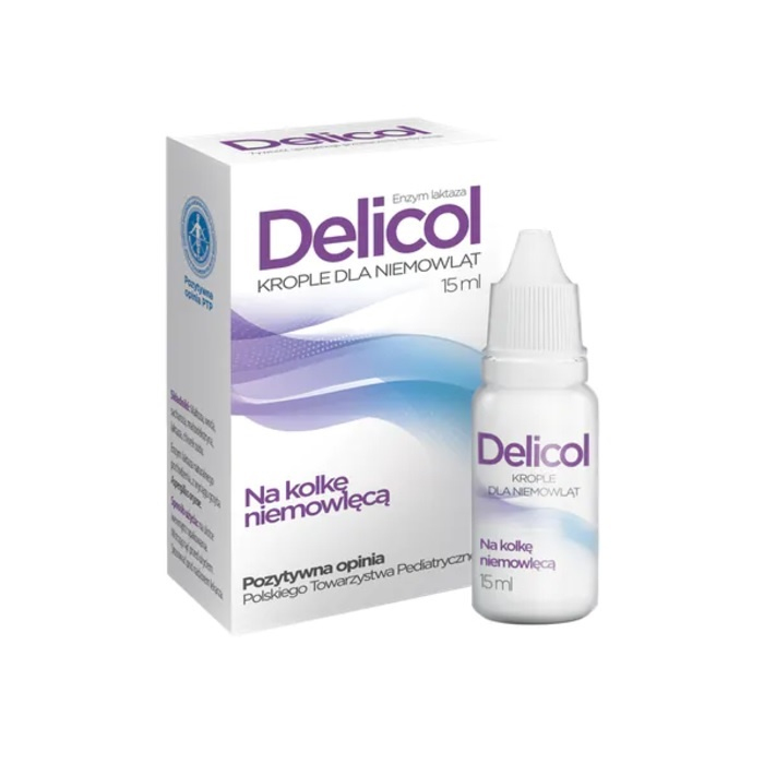 Delicol krople dla niemowląt na kolkę, 15 ml