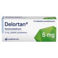 Delortan 5 mg, 10 tabletek powlekanych 