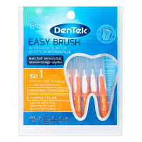 DenTek Easy Brush szczoteczki do przestrzeni międzyzębowych rozmiar 1, 6 szt.