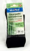 DeoMed BAMBOO Skarpetki zdrowotne z przędzy bambusowej roz. 39-42 (czarne) 1 para