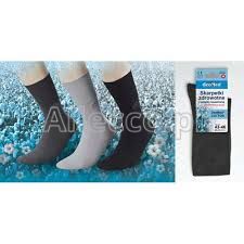 DeoMed Skarpetki zdrowotne z przędzy bambusowej roz.43-46 (szare) 1 para