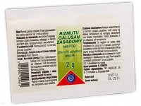 Dermatol (bizmutu galusan zasadowy) 2 g