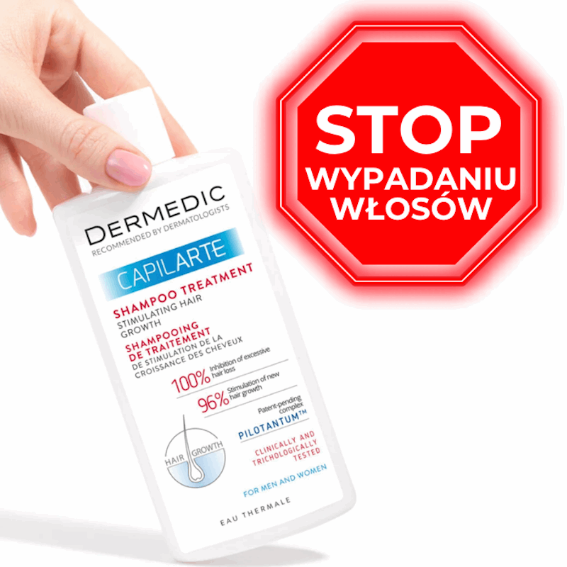 Dermedic Capilarte szampon kuracja stymulująca wzrost włosów, 300 ml