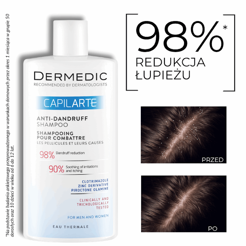 Dermedic Capilarte szampon przeciwłupieżowy, 300 ml