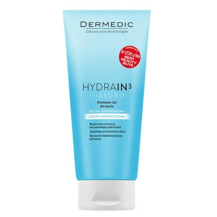 Dermedic Hydrain 3 Hialuro kremowy żel do mycia, 200 ml