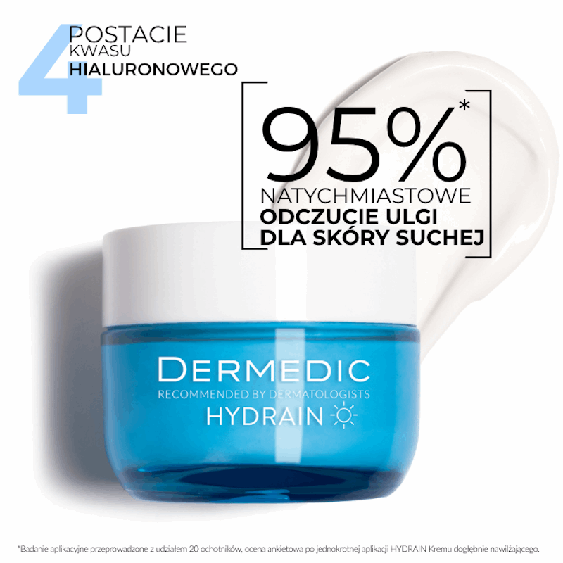Dermedic Hydrain 3 krem nawilżający do twarzy, 50 ml
