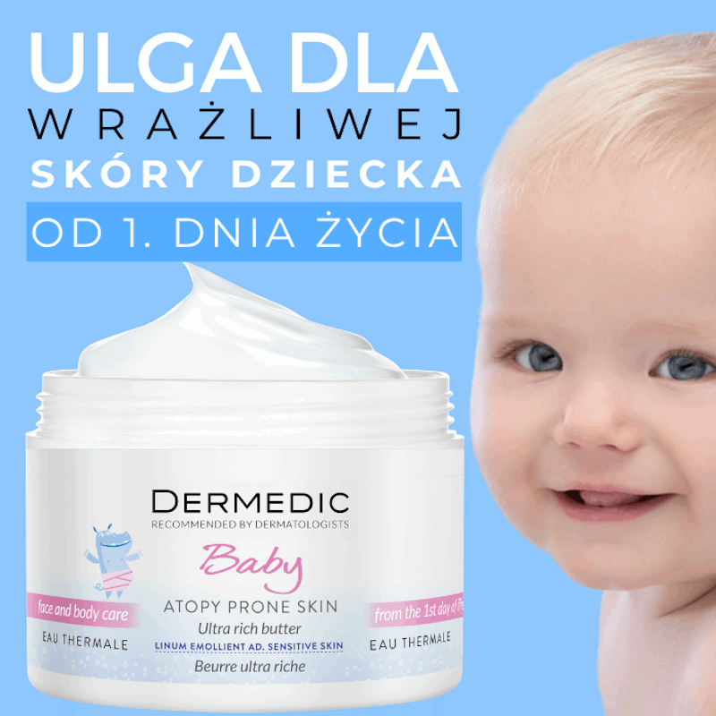 Dermedic Linum Emolient Baby masło intensywnie natłuszczające, 225 ml