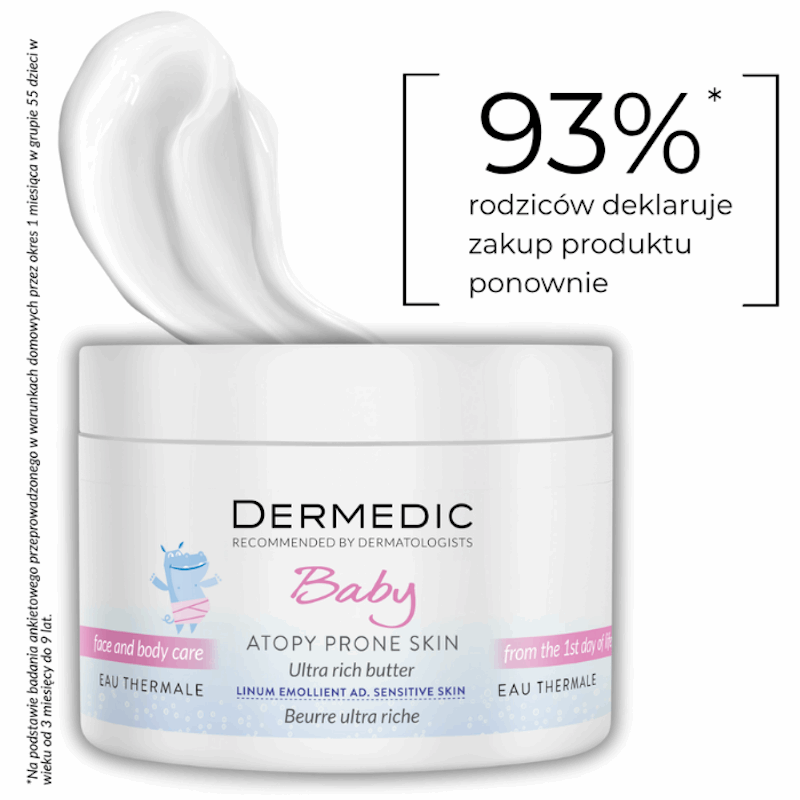 Dermedic Linum Emolient Baby masło intensywnie natłuszczające, 225 ml