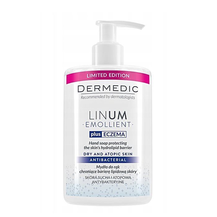 Dermedic Linum emollient plus egzema mydło do rąk, 300 ml