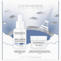 Dermedic Melumin Zestaw (serum depigmentacyjne, 30 ml + krem na dzień SPF50+, 15 ml), 1 szt.