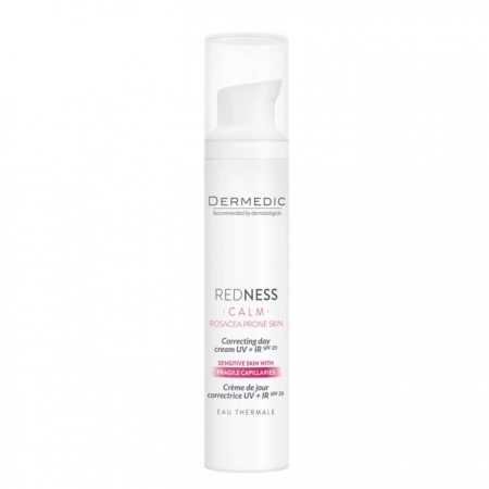 Dermedic Redness Calm krem korygujący na dzień UV+ IR, 40 ml