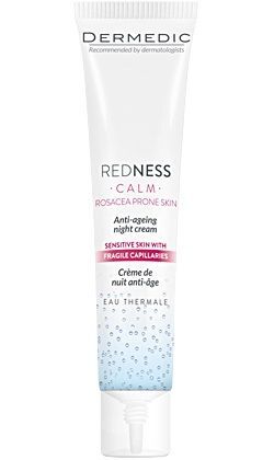 Dermedic Redness Calm krem przeciwzmarszczkowy na noc, 40 ml