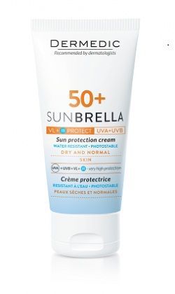 DERMEDIC SUNBRELLA Krem ochronny do twarzy (skóra sucha i normalna) SPF50 50 g