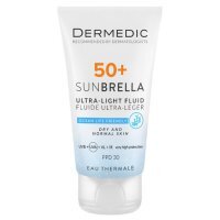 Dermedic Sunbrella SPF 50+ Ultralekki krem ochronny do skóry suchej i normalnej, 40 ml
