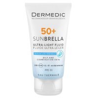 Dermedic Sunbrella SPF 50+ Ultralekki krem ochronny do skóry tłustej, 40 ml