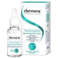 Dermena Sebocontrol serum do włosów przetłuszczających się i nadmiernie wypadających, 50 ml