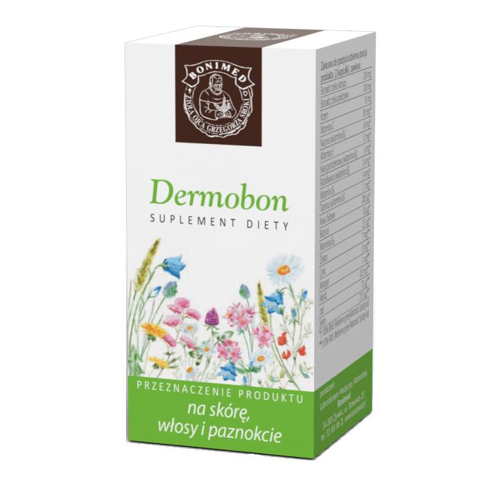 Dermobon kapsułki na skórę, włosy i paznokcie, 60 szt.