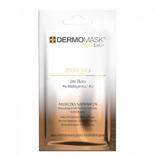 Dermomask Night Active MASECZKA NAPRAWCZA ZŁOTE NICI 12 ML