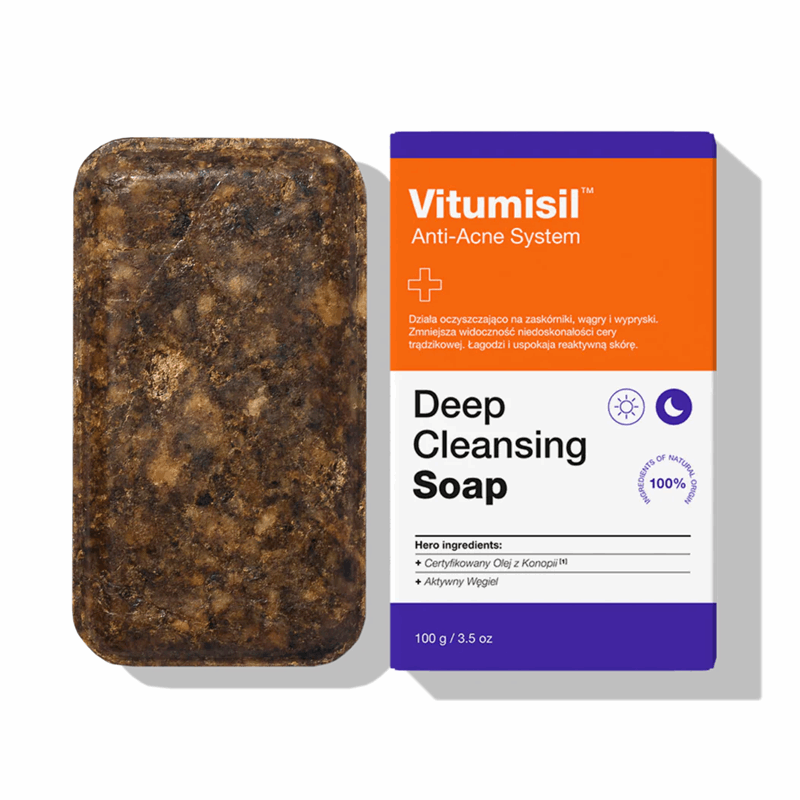 Dermz Vitumisil Deep Cleansing Soap Mydło przeciwtrądzikowe, 100 g