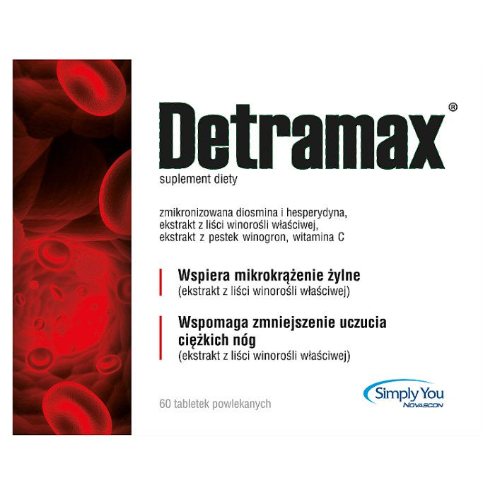 Detramax 60 tabletki powlekane / Dobra kondycja żył