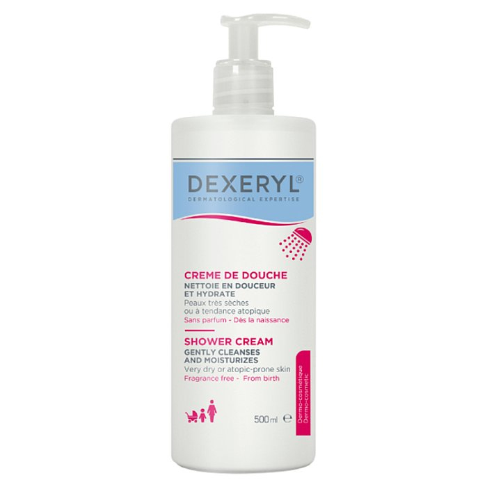 Dexeryl Shower krem myjący pod prysznic do skóry suchej i atopowej, 500 ml